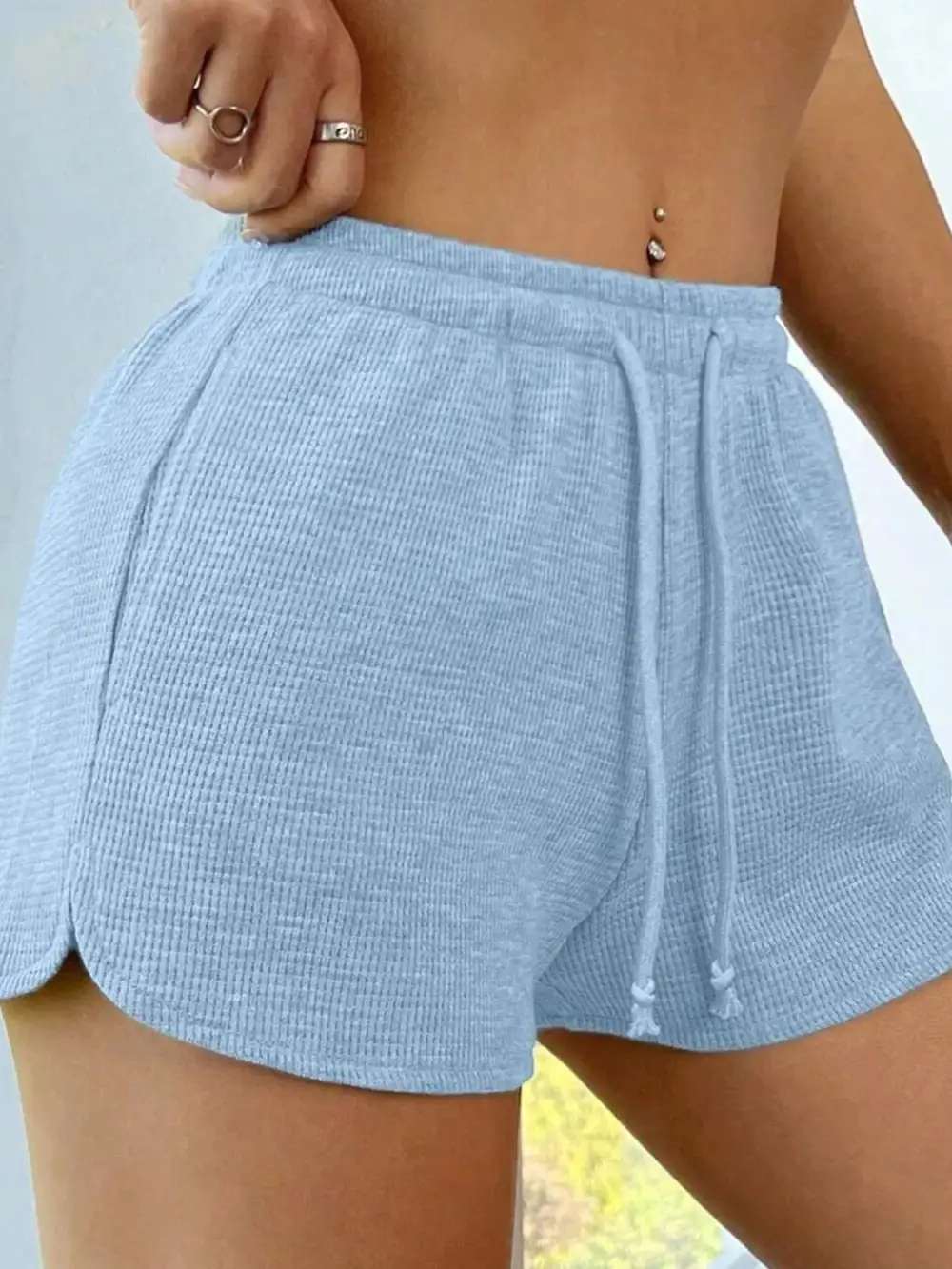 Easygoing Drawstring Shorts with Pockets