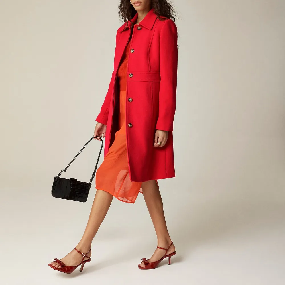 Lady Day Topcoat Double-Cloth Wool Blend