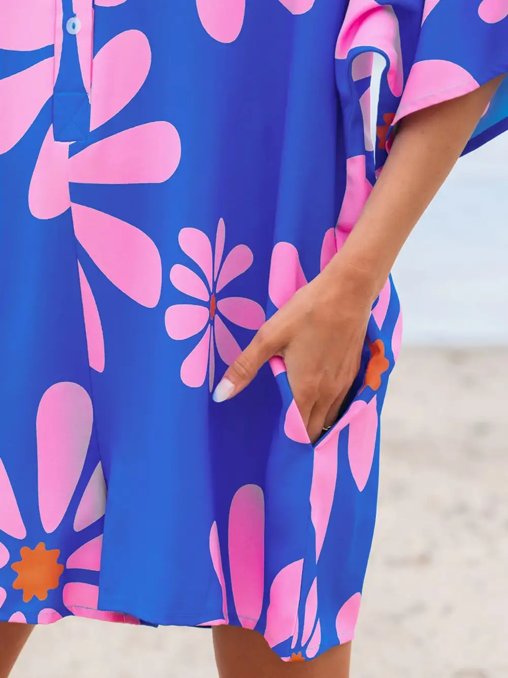 Classic Button Front Jumpsuit Romper