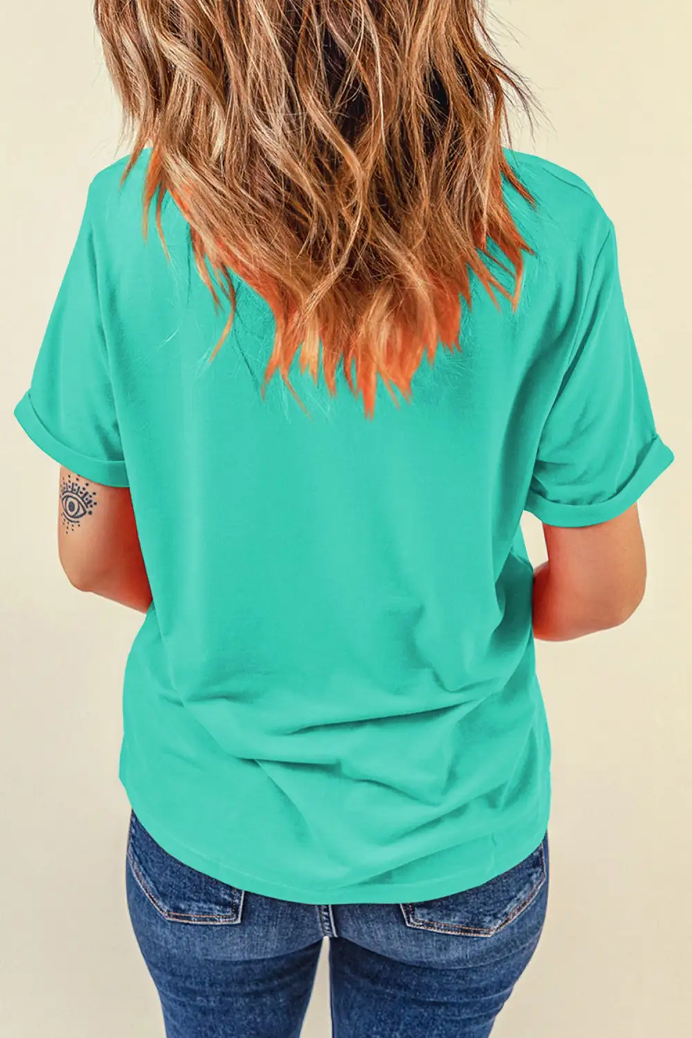 Airy Dolman Crew Neck Tee