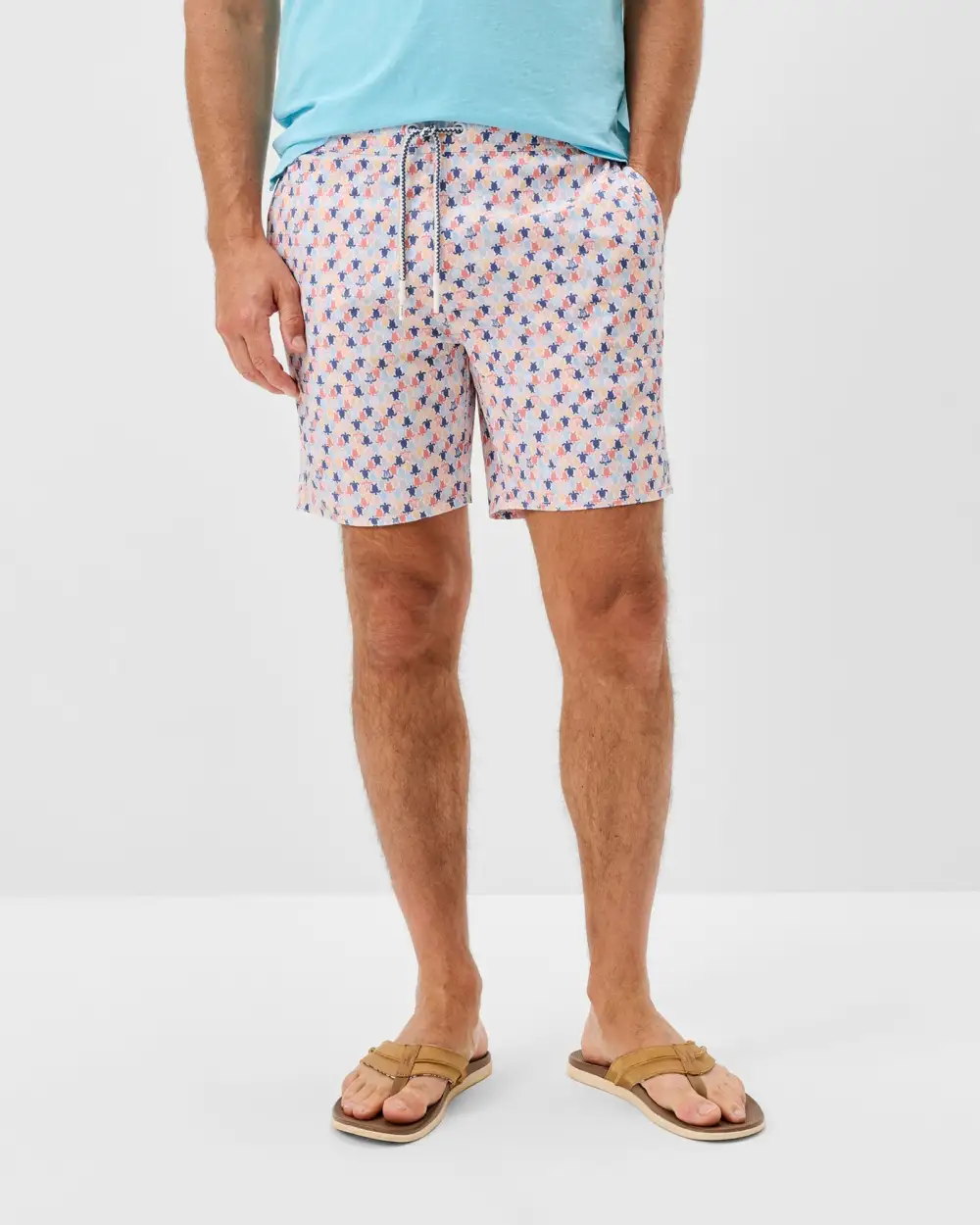 Easy Wear Elastic Waist Swim Shorts
