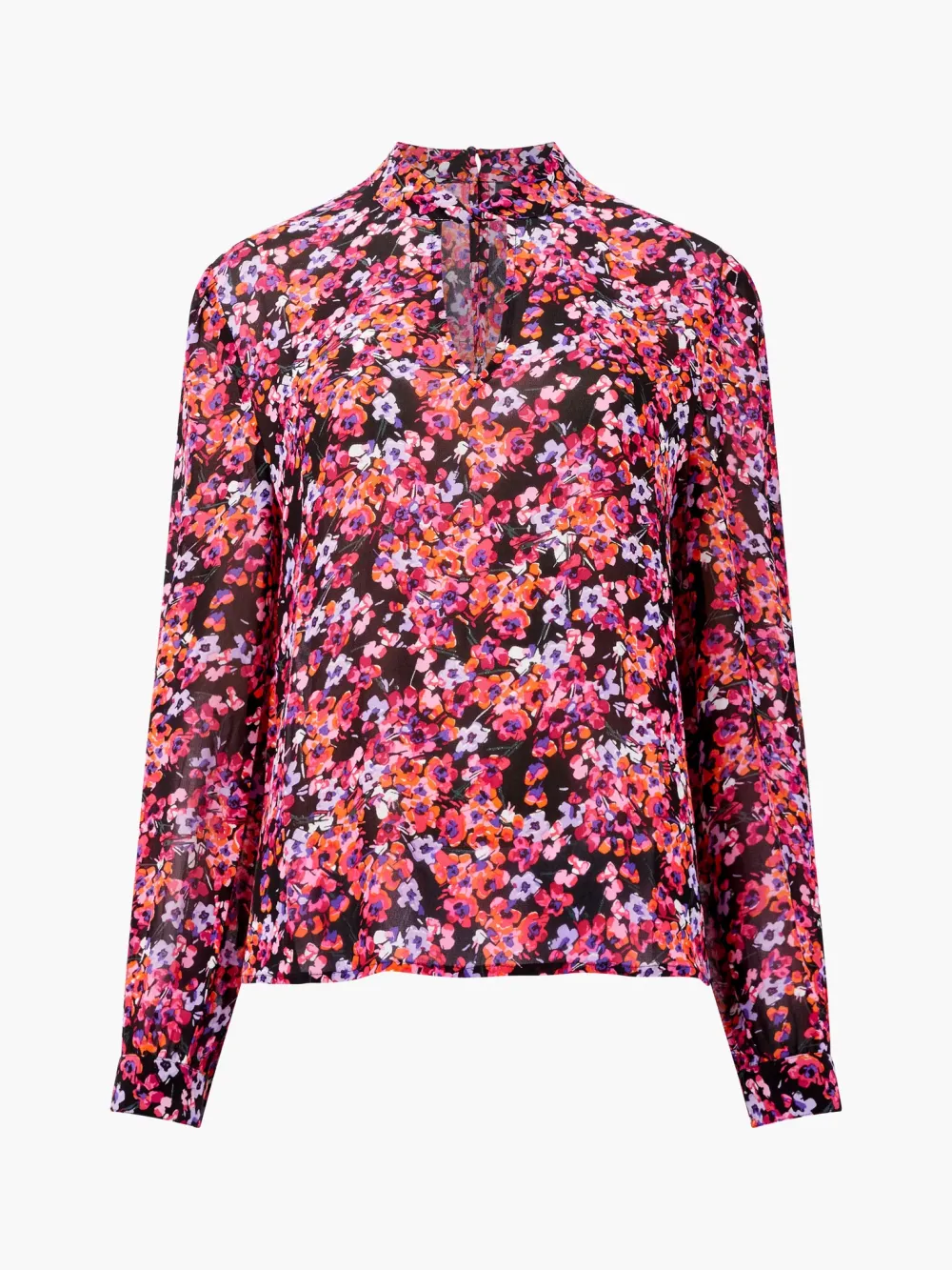 Colorful Art Print Long Sleeve Shirt Top