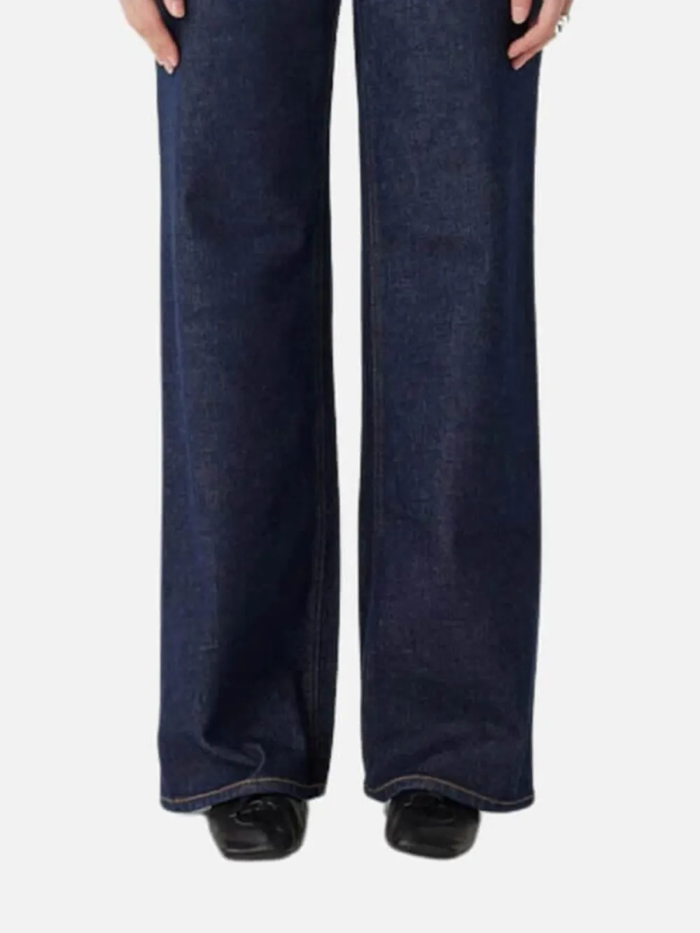 High-Rise Jeans with Pockets
