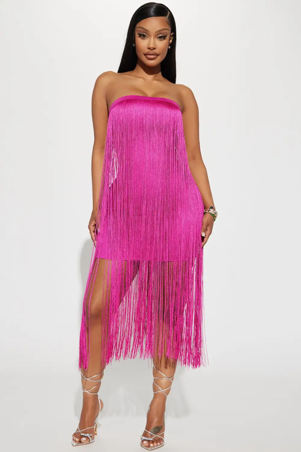 Inquisition Storm Mini Dress - Magenta