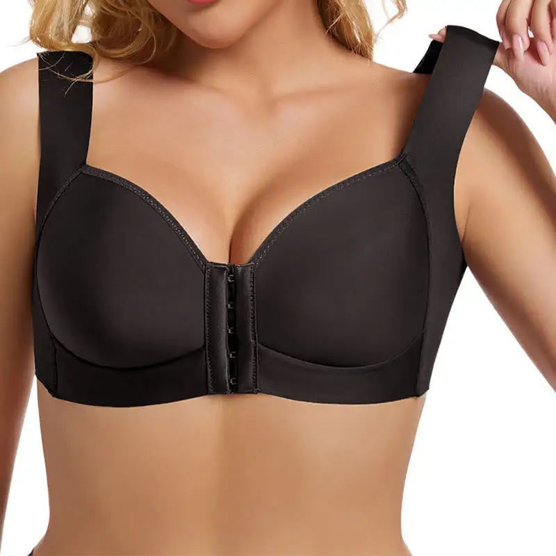 Front Closure Full Coverage Bra Wireless Bra