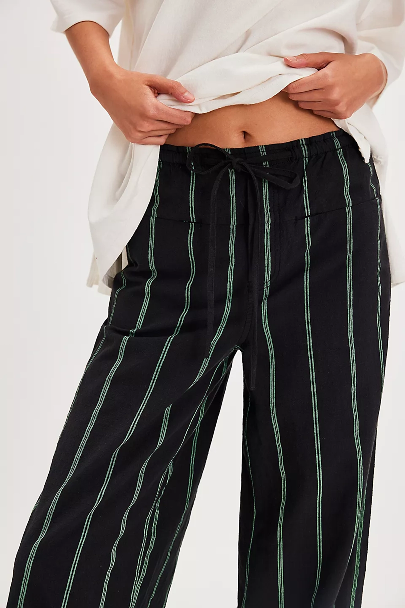 Striped Wide Leg Pants