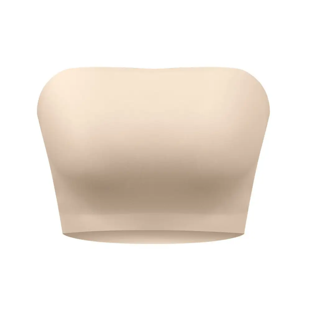 Seamless Strapless Corset Style Bandeau Bra