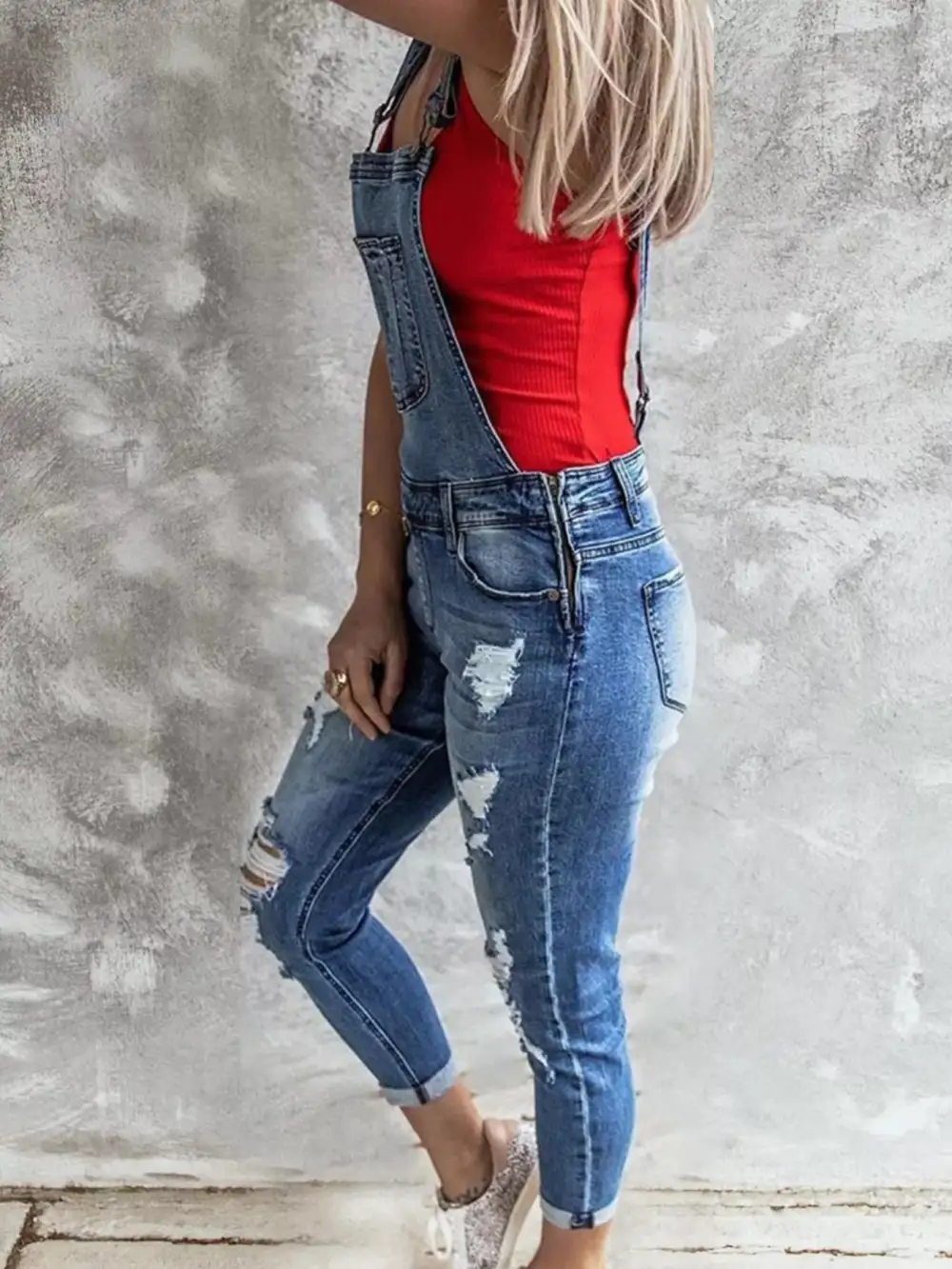 Modern Denim Jumpsuit Overalls
