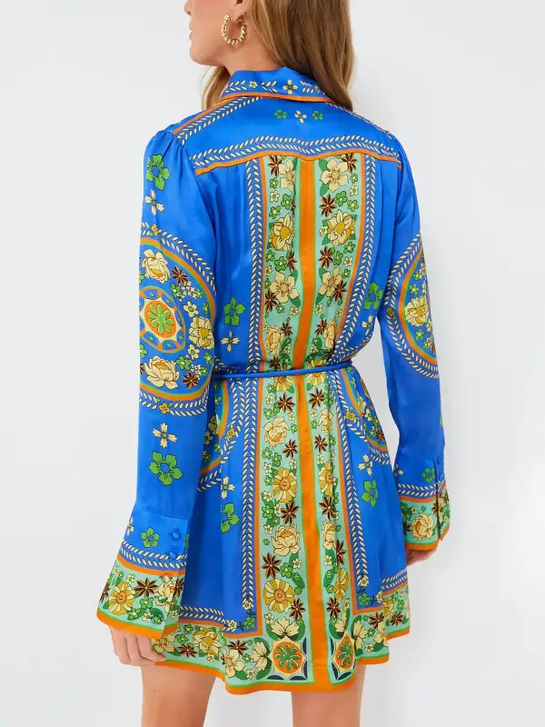 And Gorgeous Mosaic Tile Exquisite Mini Dress
