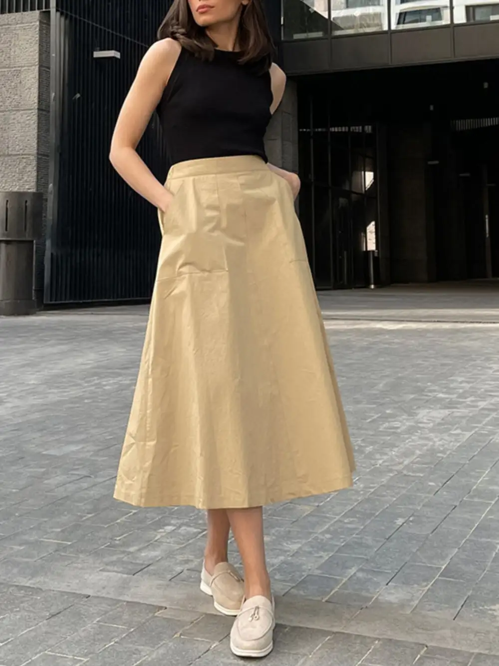 Pocket Line Skirt