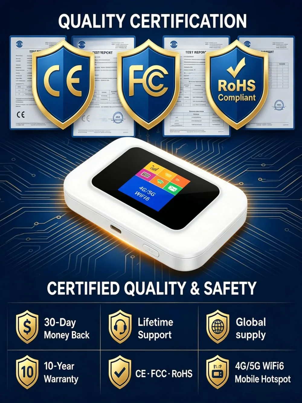Wireless MIFI portable wifi