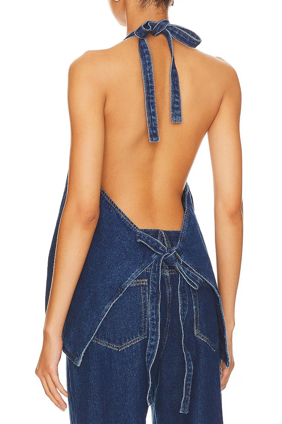 Blue Halter Top
