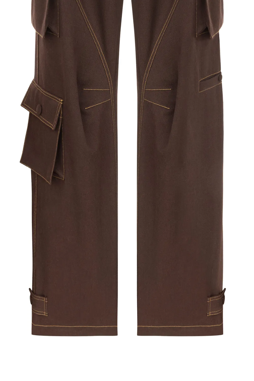 Cargo Pants-Brown