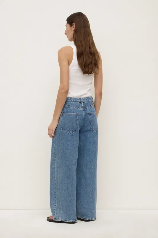Dark Stone Relaxed Boyfriend Jeans
