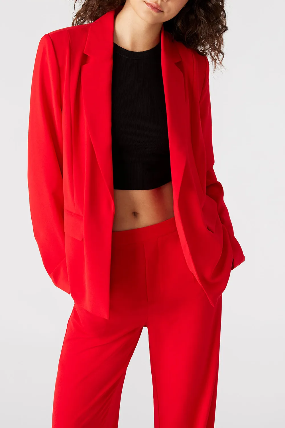 LAPEL BLAZER HOT PINK