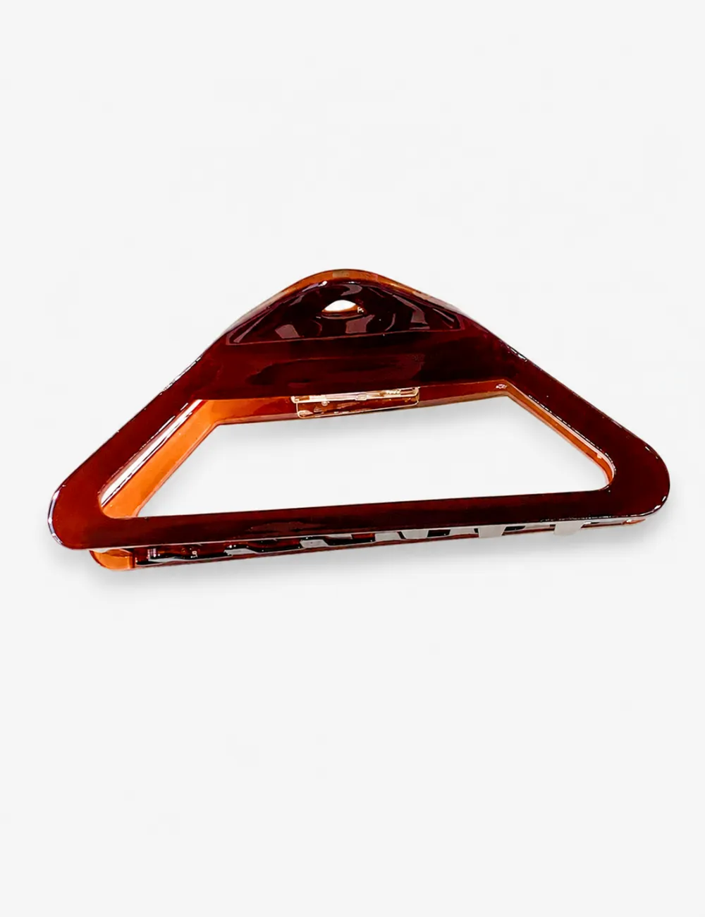 Triangular Hollow Marbled Hair Clip