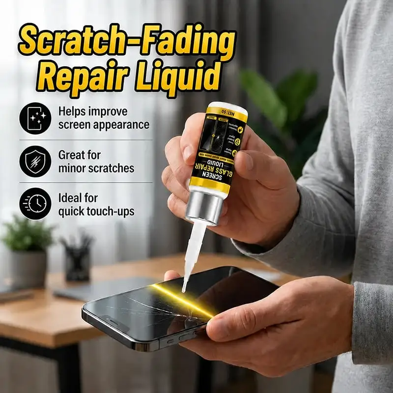 Portable Screen Scratch Repair Liquid – Nano Polish, for Minor Scratches 📱