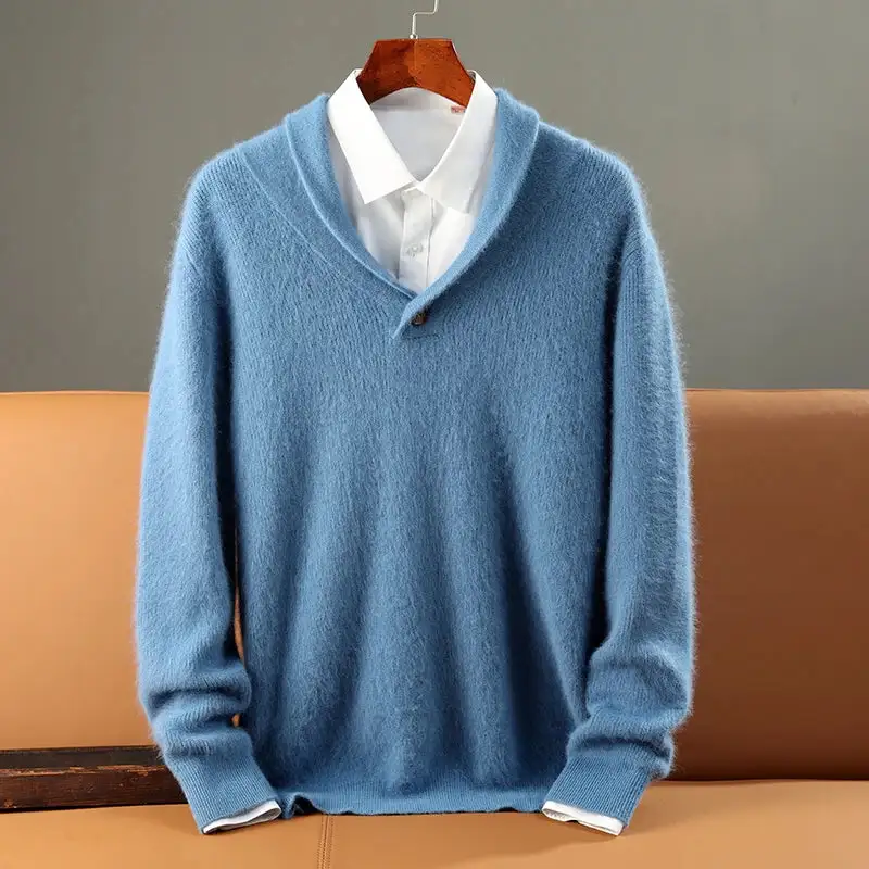 Cashmere Crewneck Knit Sweater