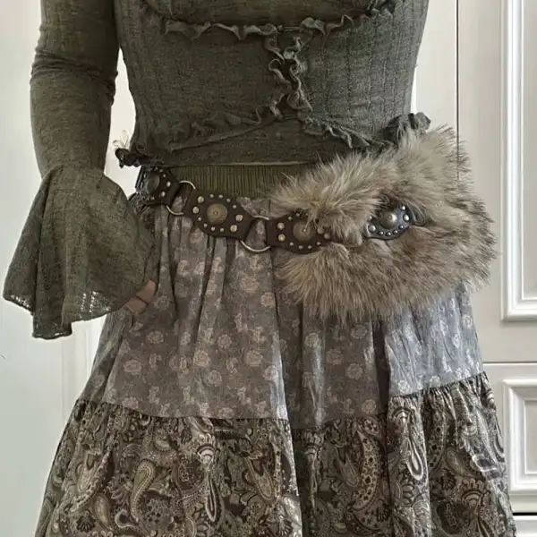 Wild Aura Fur Belt