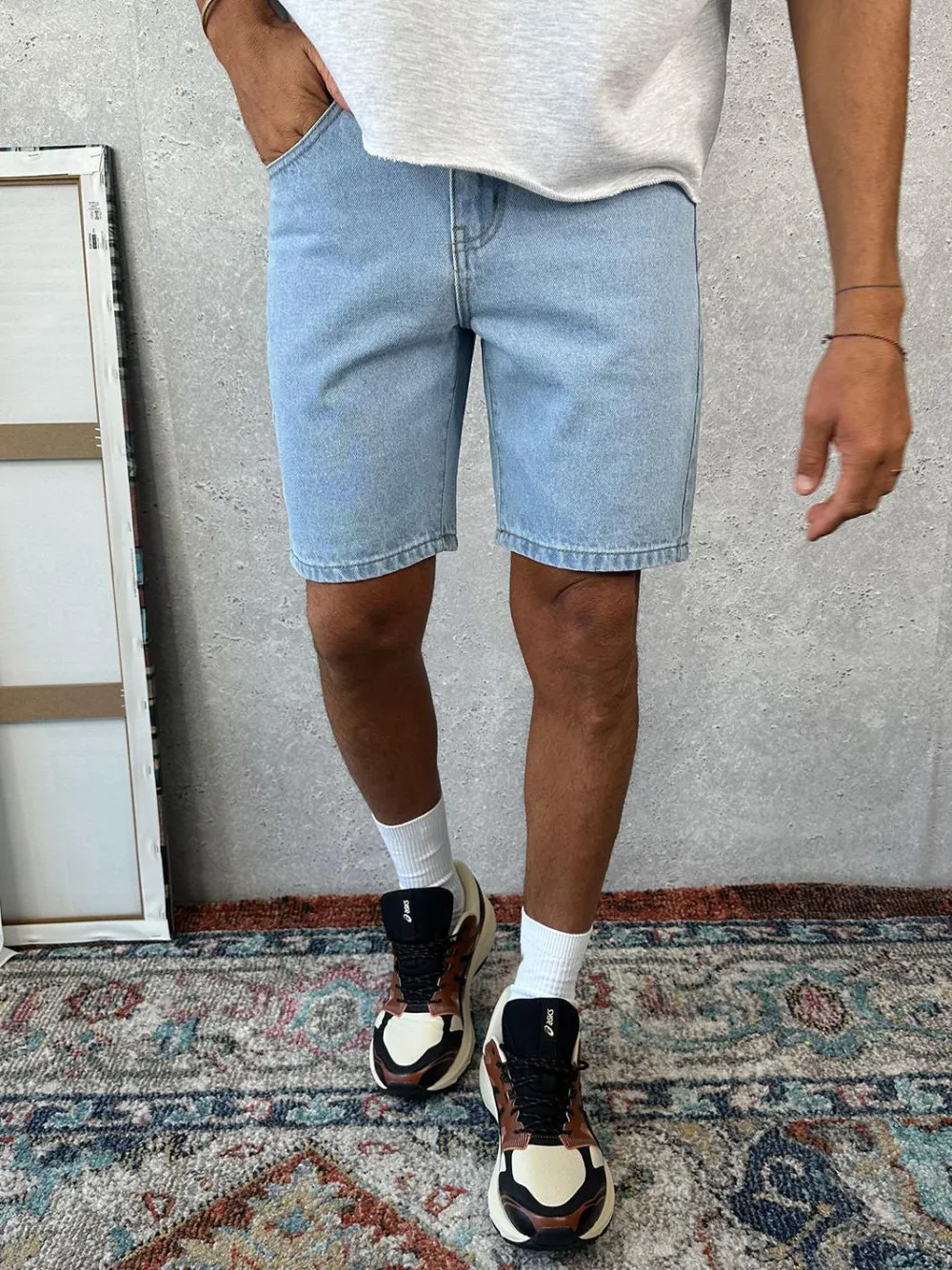 Casual And Comfortable Denim Shorts