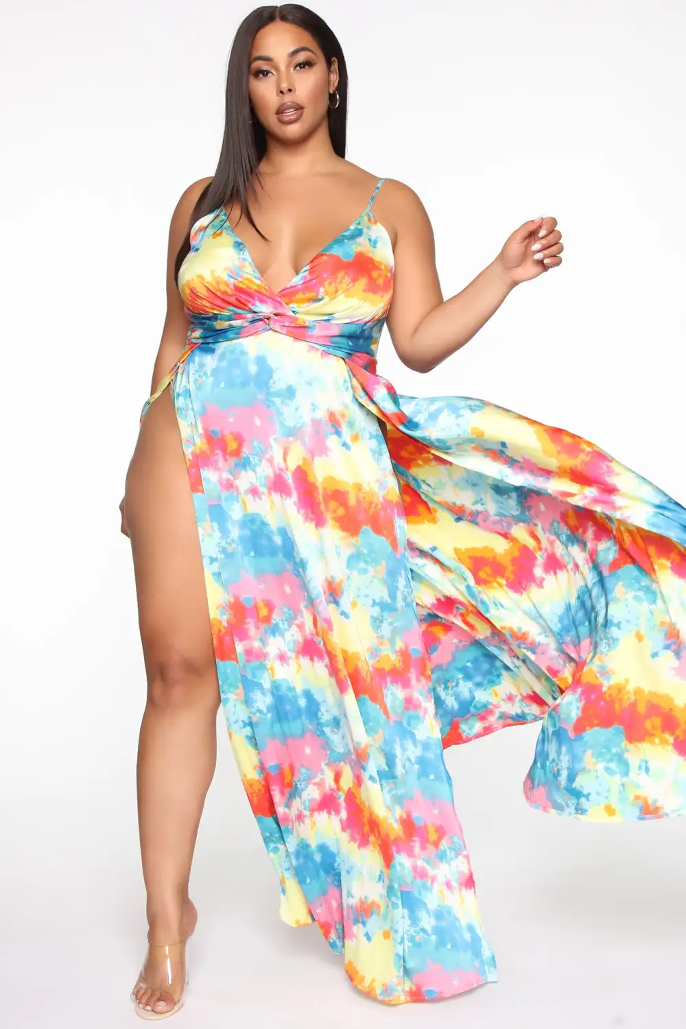 Painting In Color Maxi Dress - Multi Color