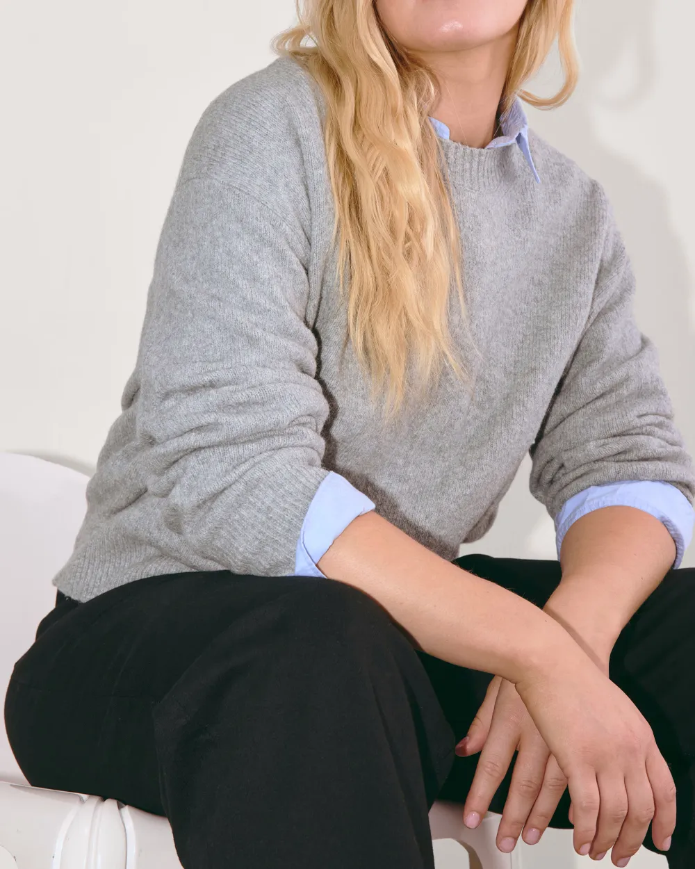 Sweater In Plush Cotton