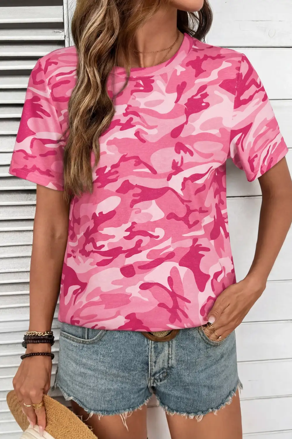 Airy Pocket Crew Neck Tee