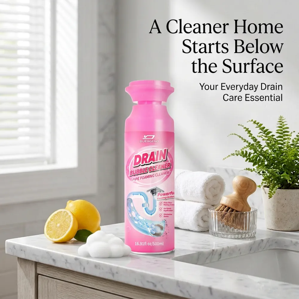 Pipe Cleaner Foam Mousse for Home Use, Sink Deodorizer & Odor Eliminator, Foam Drain Cleaner for Clogged Sewers