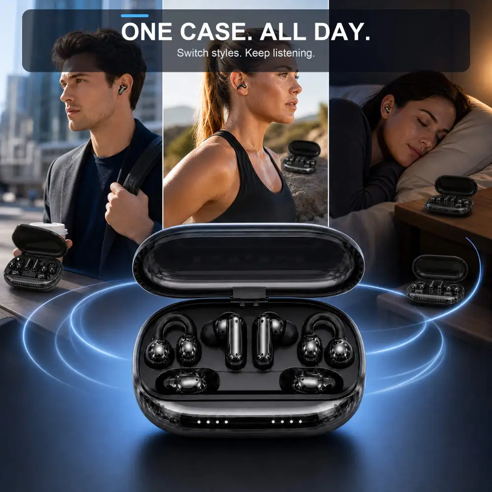 3-in-1 Wireless Earbuds