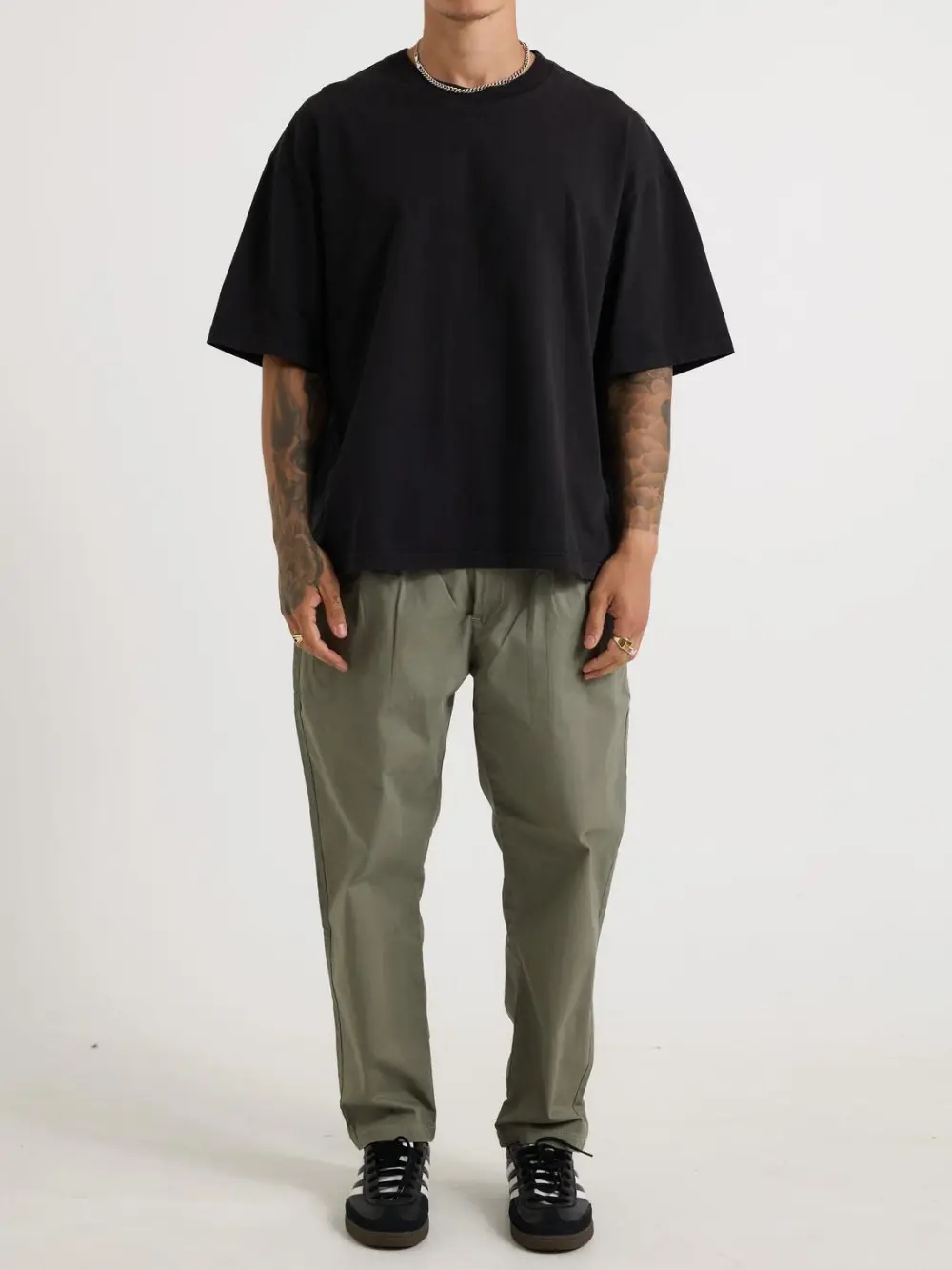 Simple Casual And Daily Black Tee