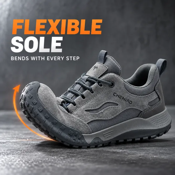 (⏰LAST DAY-70% OFF🛒)Anti-smashing, anti-piercing, insulating, breathable and wear- Reinforced Lightweight Safety Shoes