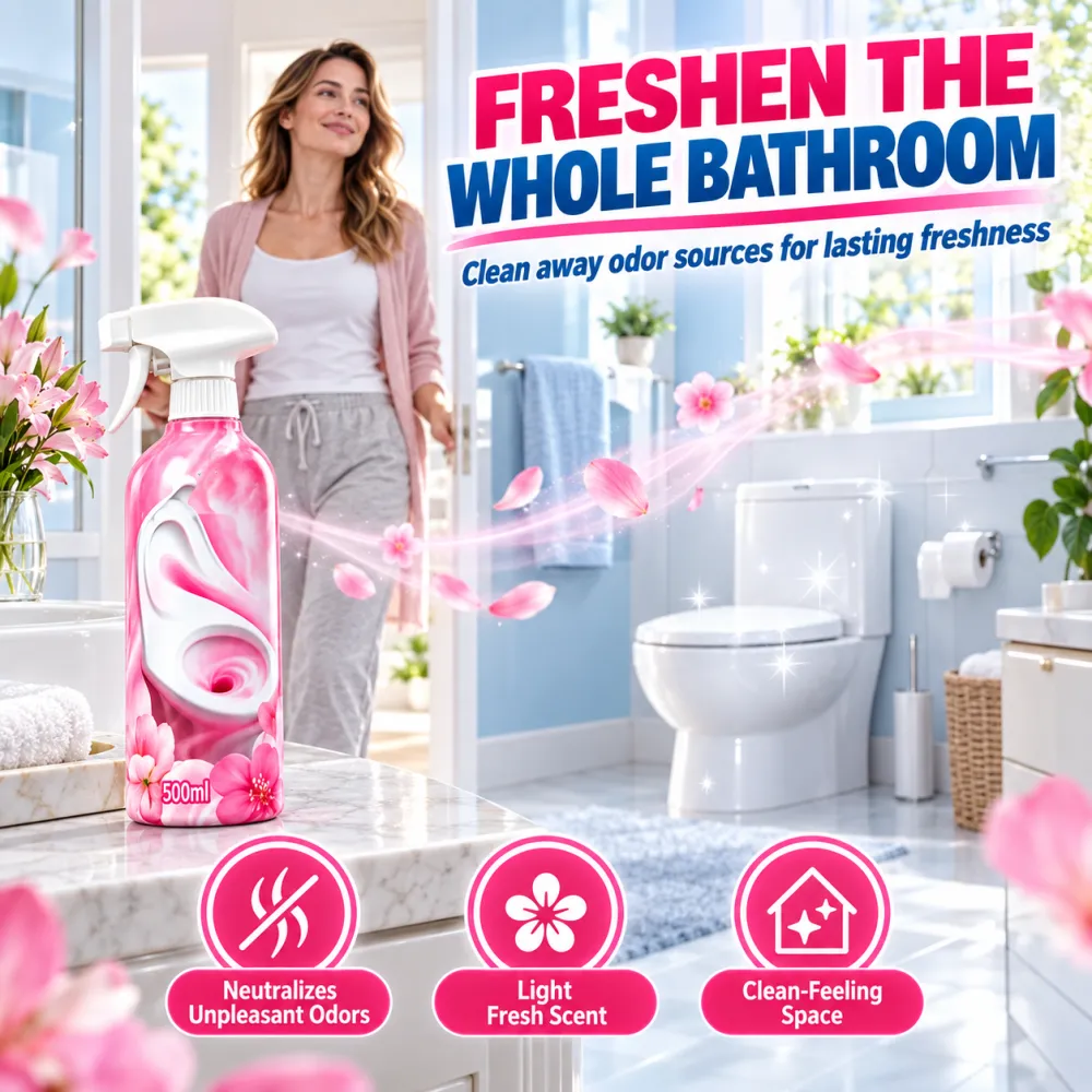 Floral Toilet Cleaning Spray