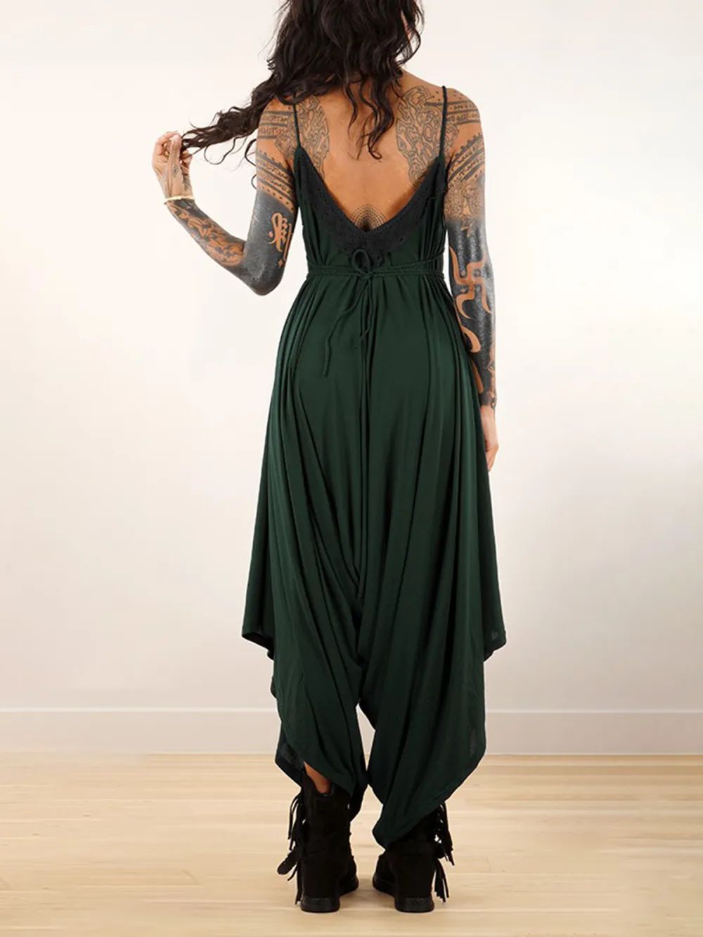 Loose And Reversible Strappy Jumpsuit