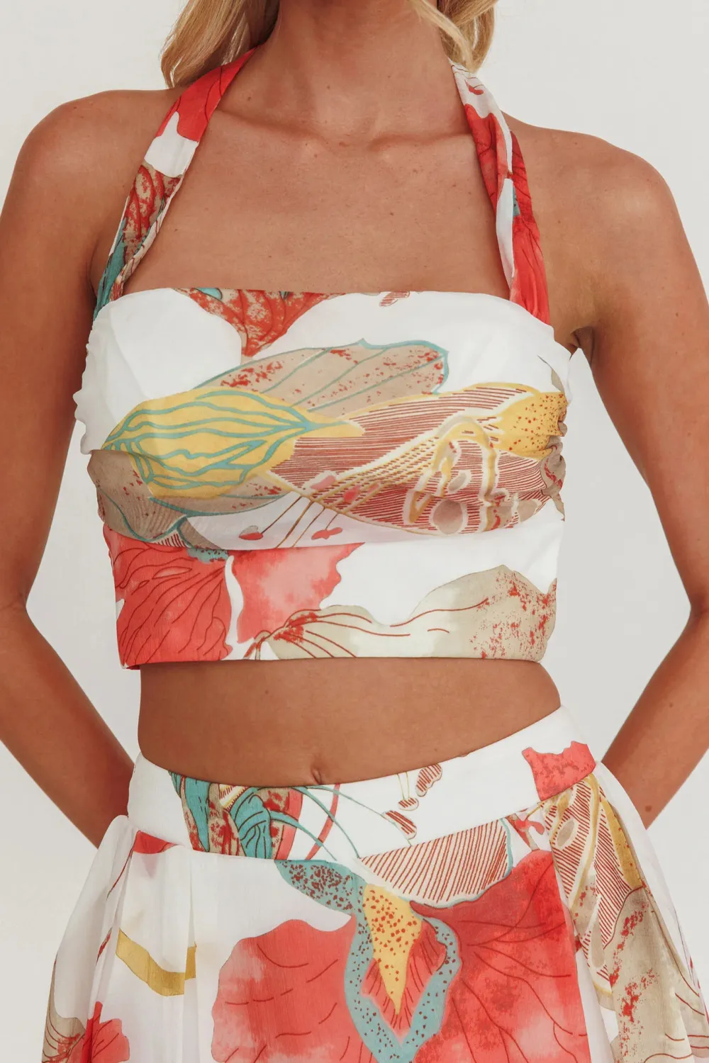 Women's Short Art Print Top