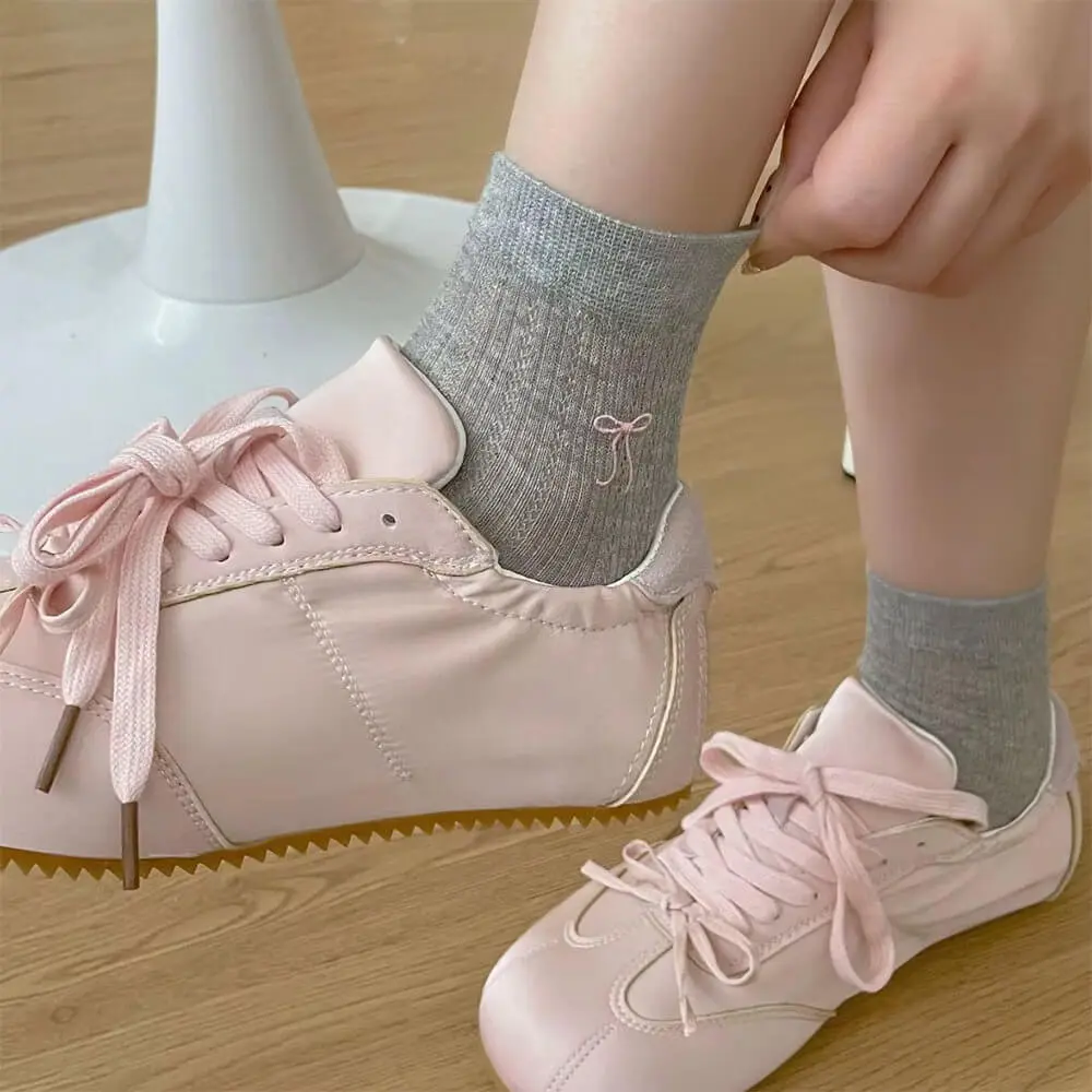 Bow Print Socks