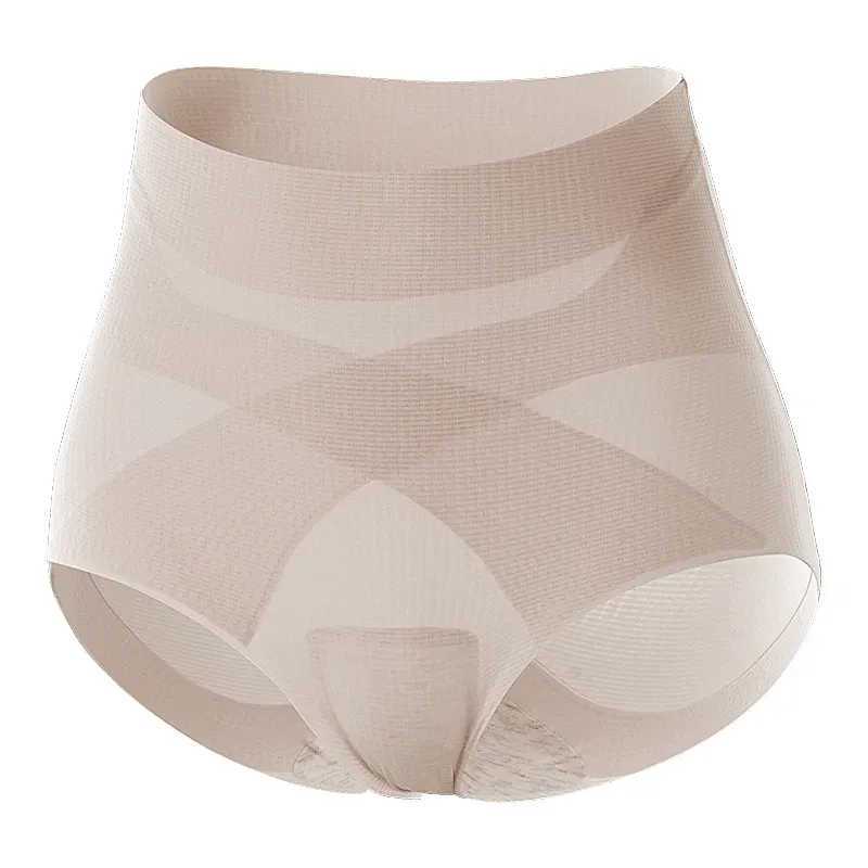 High-Waist Tummy Control Shapewear Butt Lifter Panties Cross-Band Waist Trainer Briefs