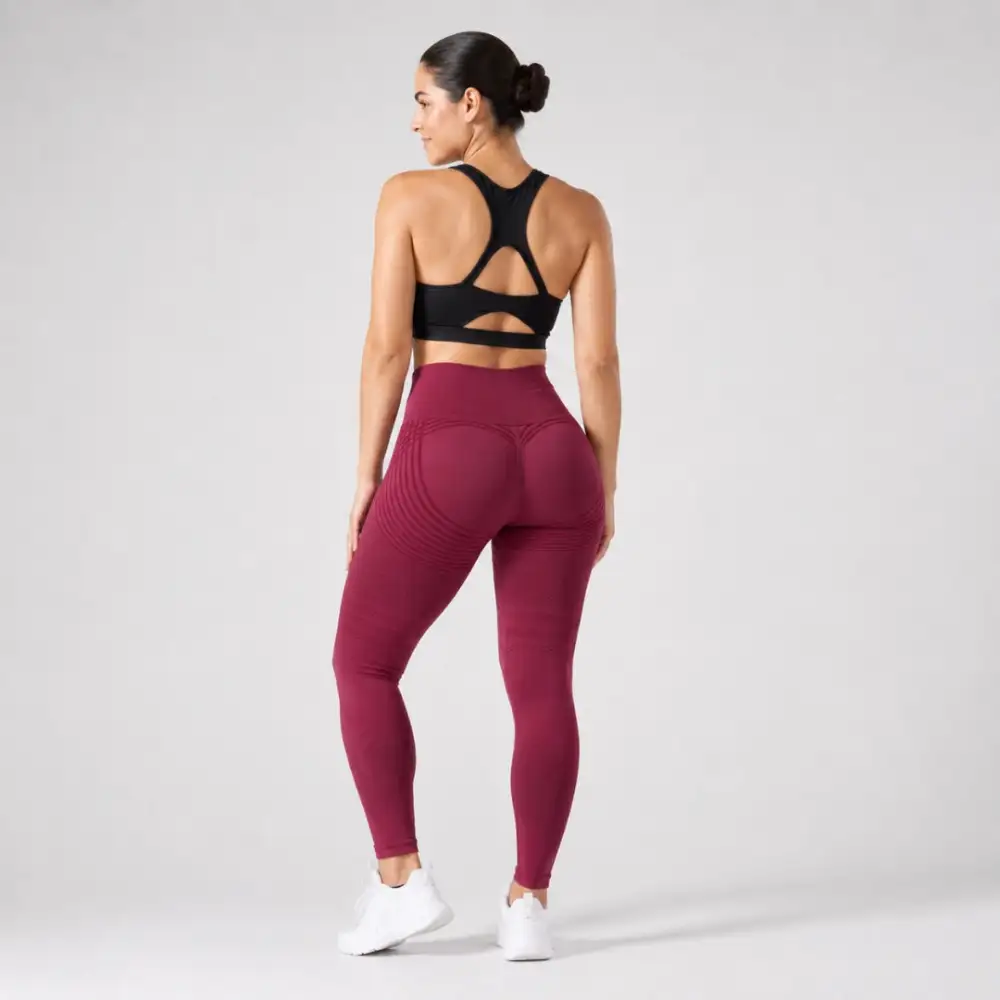 Women's 3D curved buttocks three-dimensional yoga pants