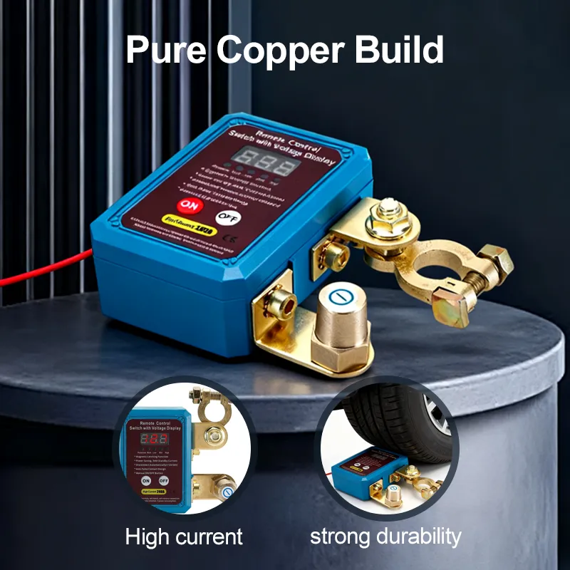 🚗 Remote Car Battery Disconnect Switch for Stored Vehicles
