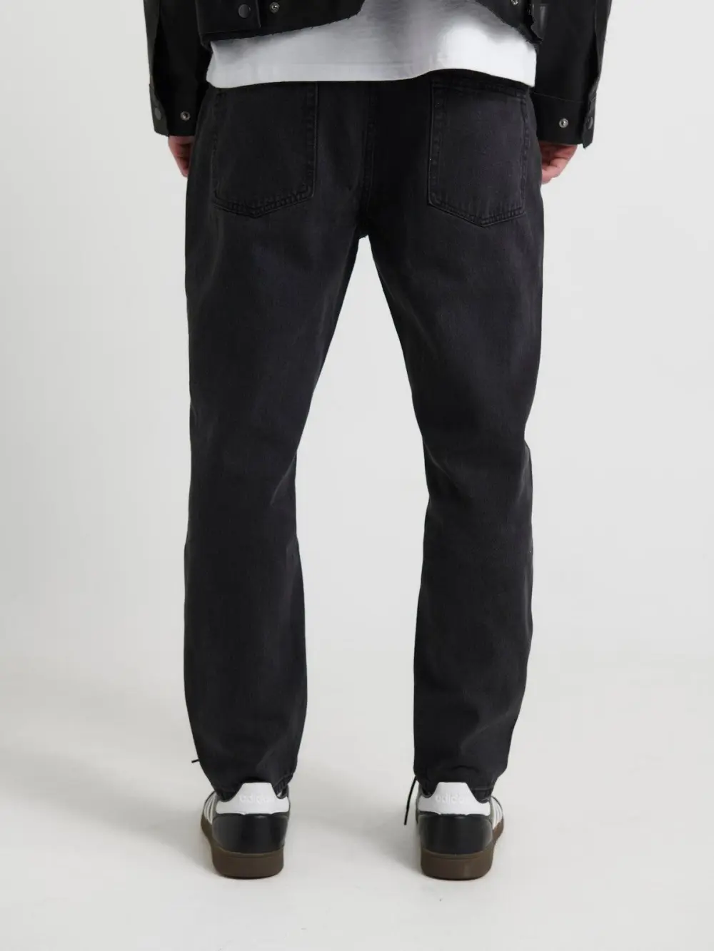 Simple And Daily Comfortable Black Denim