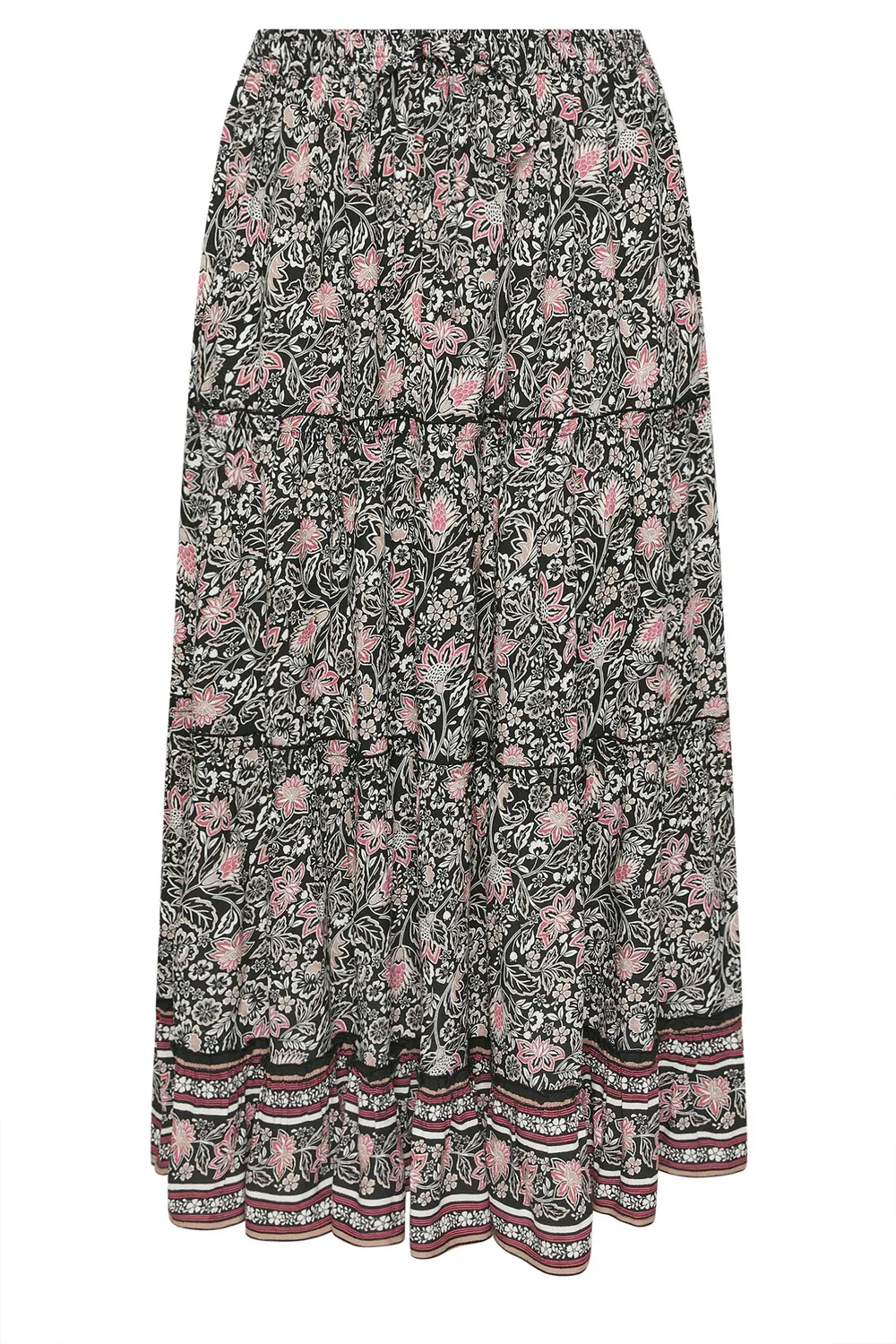 Bohemian Colorful Art Print Skirt