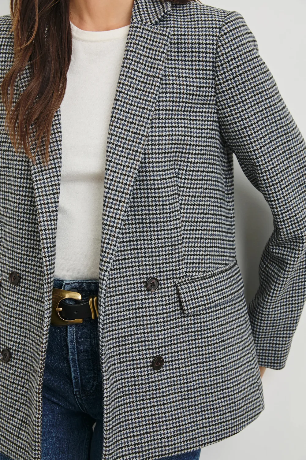 Coarse-Napped Pattern Business Casual Suit