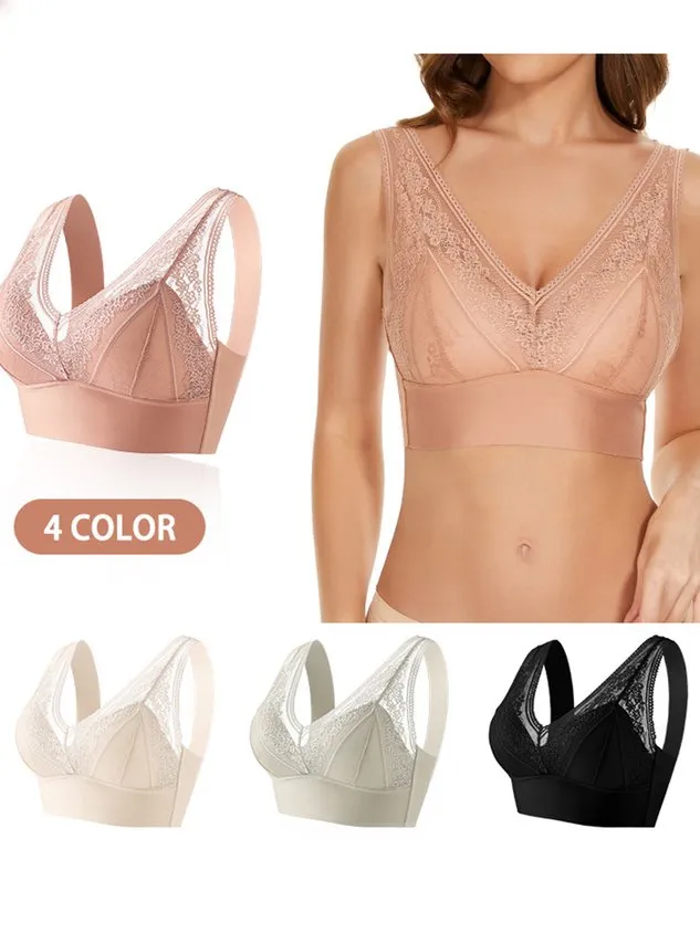 Plain Lace Sexy Casual Bra & Bralette