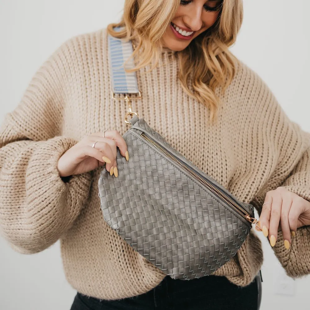 Woven Leather Everyday Bag