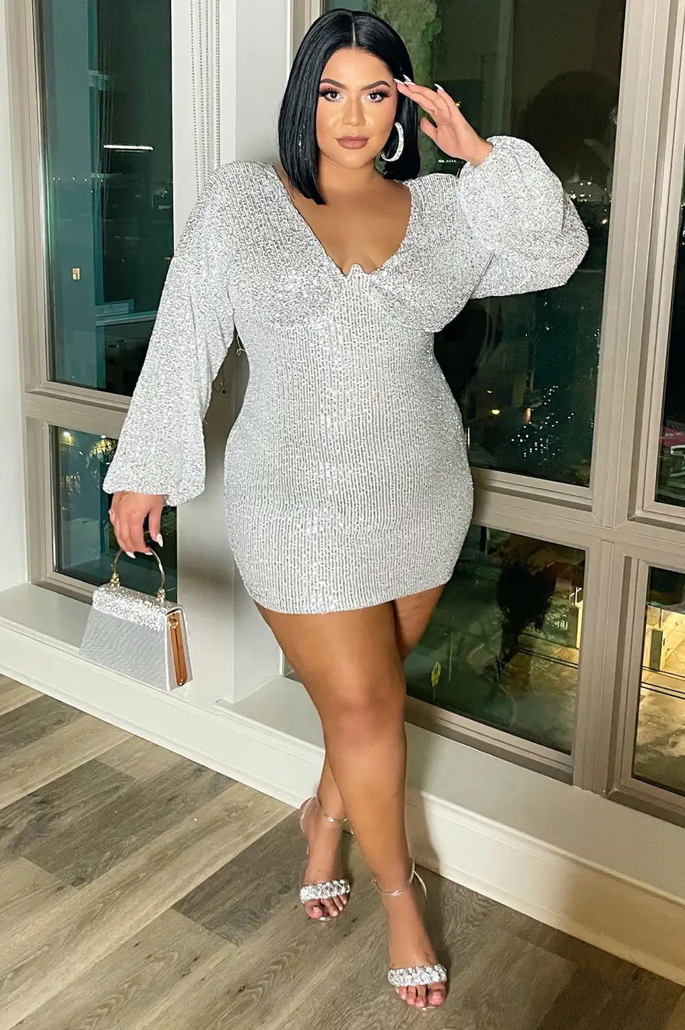 Kiss Me Under The Moon Mini Dress - White