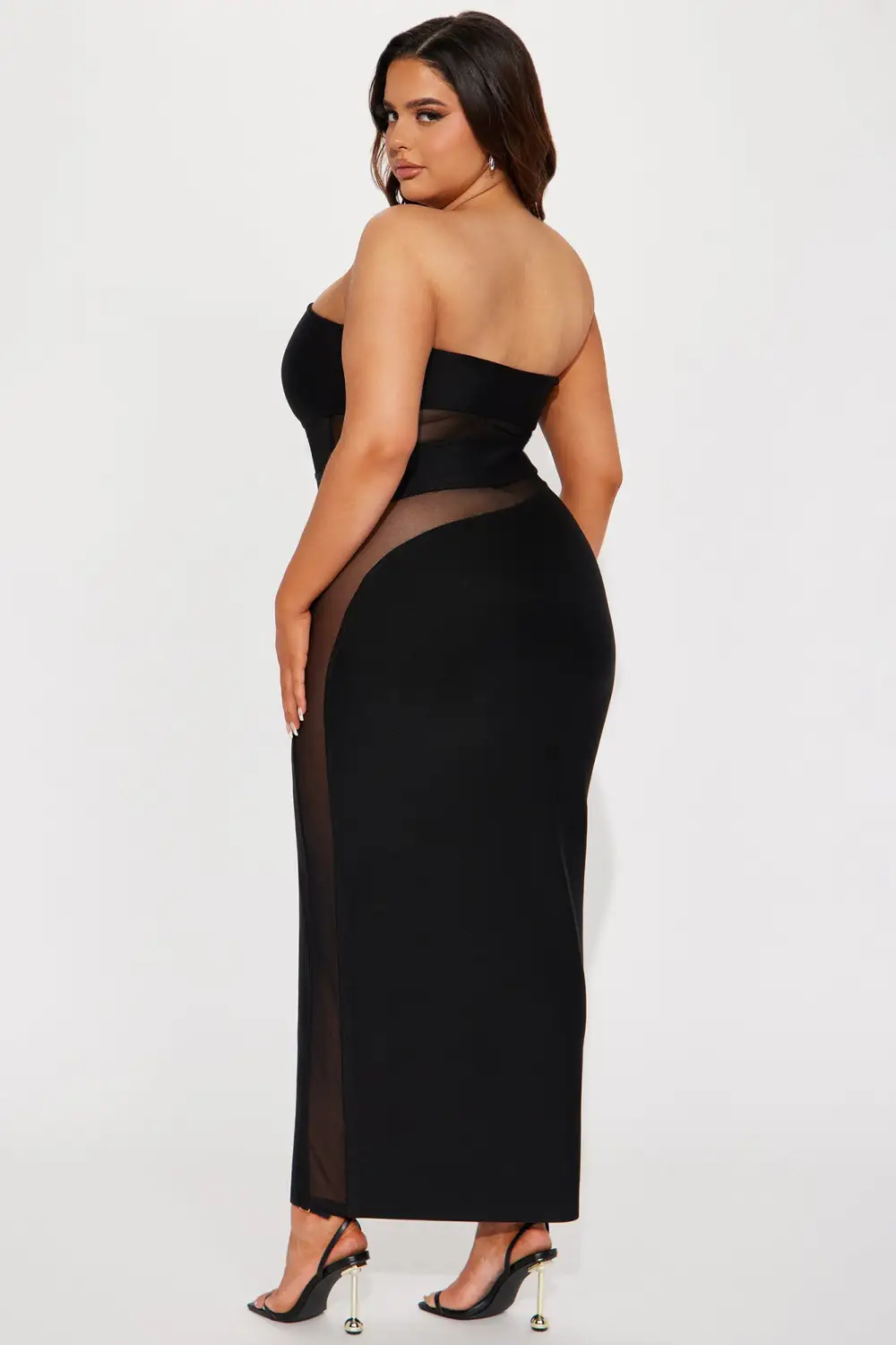 Mackenzie Bandage Maxi Dress - Black