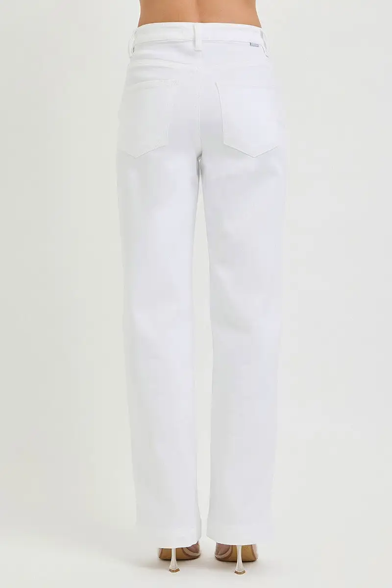 Full Size High Rise Wide Baggy Pants