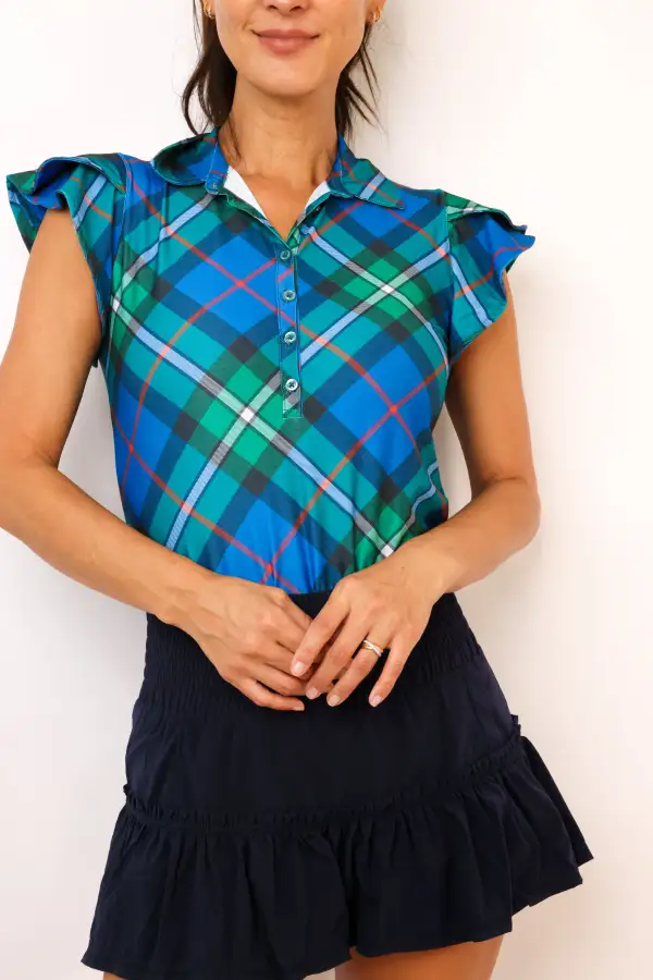 Collar Collared Plaid Shirt