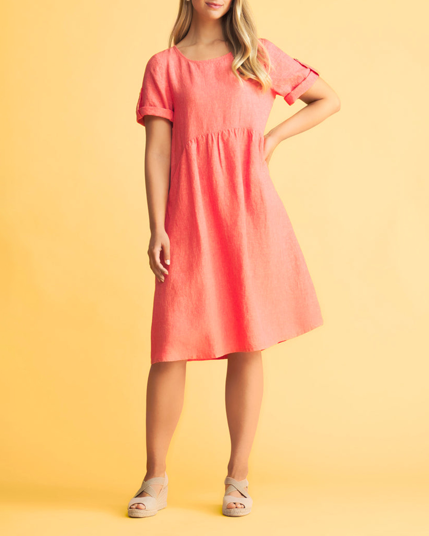 Linen Shift Dress