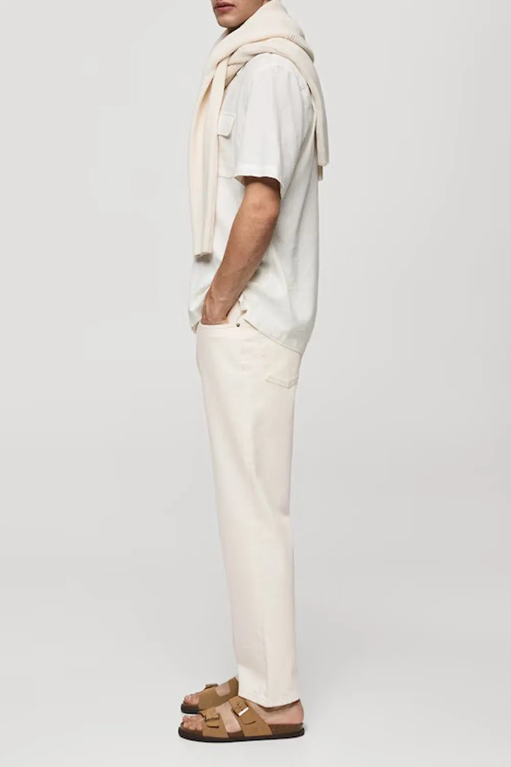 Relaxed-Fit Washed-Effect Jeans