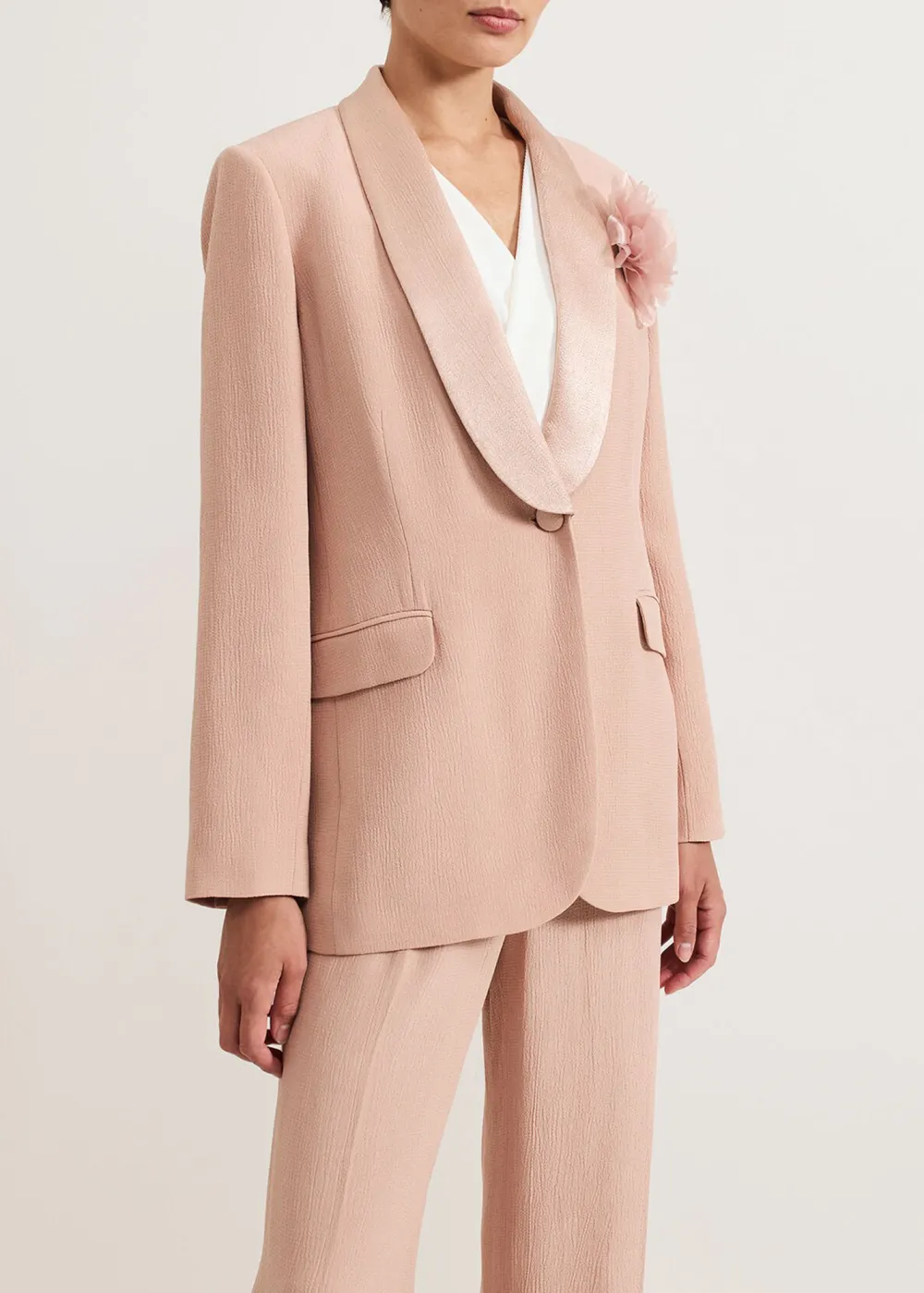 Business Design Three-Dimensional Floral Jacket